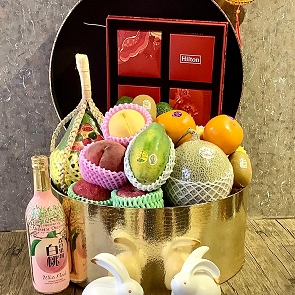 M99 Mid Autumn Festival Fruit Basket - Fruit Hamper Box M99 Mid Autumn Festival Fruit Basket - Fruit Hamper Box